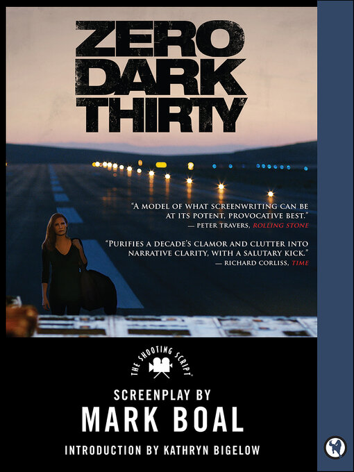 Title details for Zero Dark Thirty by Mark Boal - Wait list